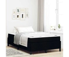 Kiemas lova Juoda 120 x 200 cm audinys