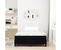 Kiemas lova Juoda 120 x 190 cm audinys