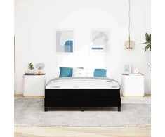 Kiemas lova Juoda 140 x 190 cm audinys