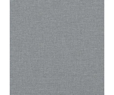 Kiemas lova su čiužiniu Šviesiai pilka 200 x 200 cm audinys