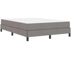 Kiemas lova su čiužiniu Taupe 140 x 190 cm audinys