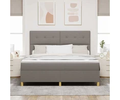 Kiemas lova su galvūgalio Tortora 180 x 200 cm audinys