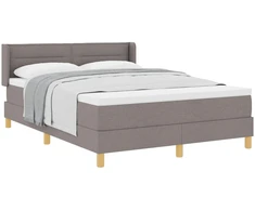 Kiemas lova su galvūgalio Taupe 190 x 140 cm audinys