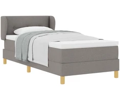 Kiemas lova su galvūgalio Tortora 90 x 190 cm audinys