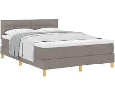 Kiemas lova su pagalve Tortora 140 x 190 cm audinys