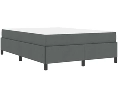 Kiemas lova Tamsiai pilka 160 x 200 cm audinys