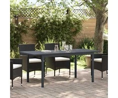 Kiemo stalas Antracitas 180 x 80 x 74 cm