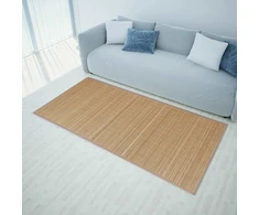 Kilimas, 120x180cm, rudos spalvos, bambukas, stačiakampis