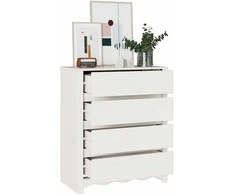 Ištraukalas spinta su stalčių Drammen Balta 76,5 x 40 x 91 cm