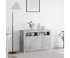 Kabalas Betono pilka 116 x 30 x 75 cm Apdirbta mediena
