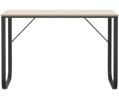 Kompiuterio stalas, juodos ir ąžuolo spalvos, 110x60x73cm, MDP