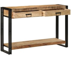 Konsolinis stalas Ruda 120 x 33 x 75 cm mango medienos masyvas