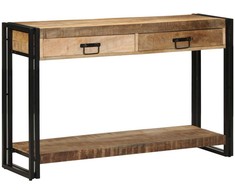 Konsolinis stalas Ruda 120 x 33 x 75 cm mango medienos masyvas