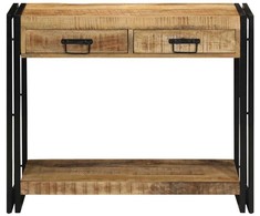 Konsolinis stalas Ruda 90 x 33 x 75 cm Kietas mango medis