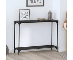 Konsolinis stalas juoda ąžuolo 101 x 30.5 x 75 cm