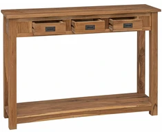 Konsolinis stalas Natūrali 110 x 30 x 80 cm Kieto teka medžio