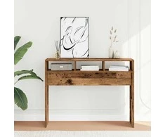 konsolinis stalas Senas medis 105x30x80 cm Inžinierinė mediena