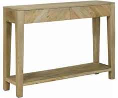Konsolinis stalas su stalčių Natūraliai pilkas 110 x 30 x 80 cm