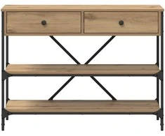 Konsolinis stalas su stalčių Ruda 100 x 34,5 x 75 cm Medis