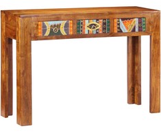 Konsolinis staliukas, 110x35x75cm, akacijos medienos masyvas