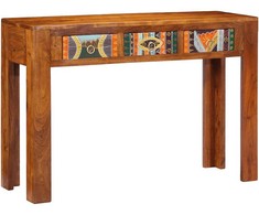 Konsolinis staliukas, 110x35x75cm, akacijos medienos masyvas