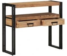 Konsolinis stalas Ruda 90 x 33 x 75 cm Kietos akacijos mediena