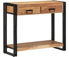 Konsolinis stalas Ruda 90 x 33 x 75 cm Kietos akacijos mediena