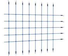 Laipiojimo tinklas, 200x150cm, mėlynas