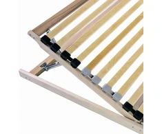 Lova Lamelinis lovos pagrindas Ruda 90 x 190 cm Kietas bukas medis
