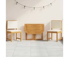Lauko baldų komplektas Sodo Bistro Rinkinys 3 pcs Ruda Kietos akacijos mediena
