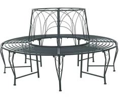 Lauko baldų komplektas Medžio suolelis 8-Vietų skaičius Ø 160 x 89 cm Plienas