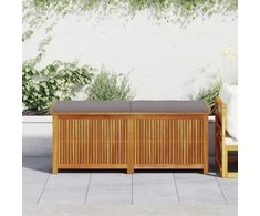 Lauko dėžė pagalvėlėms, 150x50x60,5 cm, akacijos masyvas