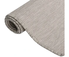 Lauko kilimėlis, taupe spalvos, 160x230cm, plokščio pynimo