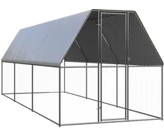 Lauko narvas viščiukams, 2x6x2m, galvanizuotas plienas