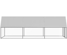 Lauko narvas viščiukams, 2x6x2m, galvanizuotas plienas