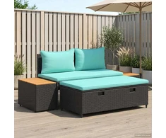Lauko sofos komplektas 4 -Seater 4 vnt. 55 x 30 x 39 cm