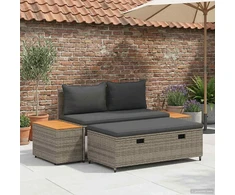 Lauko sofos komplektas 4 -Seater 4 vnt. 55 x 30 x 39 cm