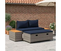 Lauko sofos komplektas 4 -Seater 4 vnt. 55 x 30 x 39 cm