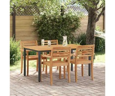Lauko stalas Natūrali ir juoda 150 x 90 x 75 cm