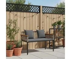 Lauko suolas Pilka ir tamsiai pilka 117 x 54 x 74.5 cm
