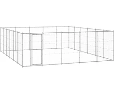 Lauko voljeras šunims, galvanizuotas plienas, 36,3m²