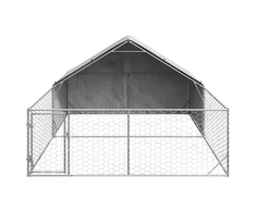 Lauko voljeras šunims su aptvaru, 5x3x1,9m, plienas