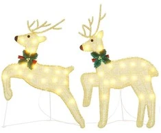 LED elniai 2 pcs Šilta balta audinys