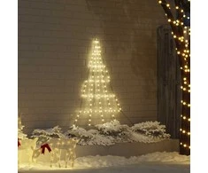LED Kalėdinė eglutė su žemės kuoleliais Šilta balta 182 cm