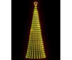 LED Kalėdų eglutė 475 LED Šiltai balta 247 cm