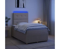 Lova LED lovos čiužinys su LED apšvietimu Kreminė 120 x 200 cm