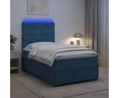 Lova LED lovos čiužinys su LED apšvietimu Mėlyna 120 x 190 cm