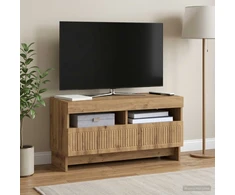 TV staliukas LED televizoriaus spintelė ALKMAAR 81 x 35 x 43 cm