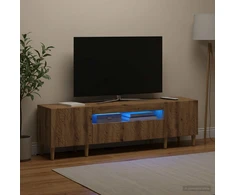 TV staliukas LED televizoriaus spintelė Artisano ąžuolo Apdirbta mediena