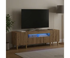 TV staliukas LED televizoriaus spintelė Artisano ąžuolo Apdirbta mediena